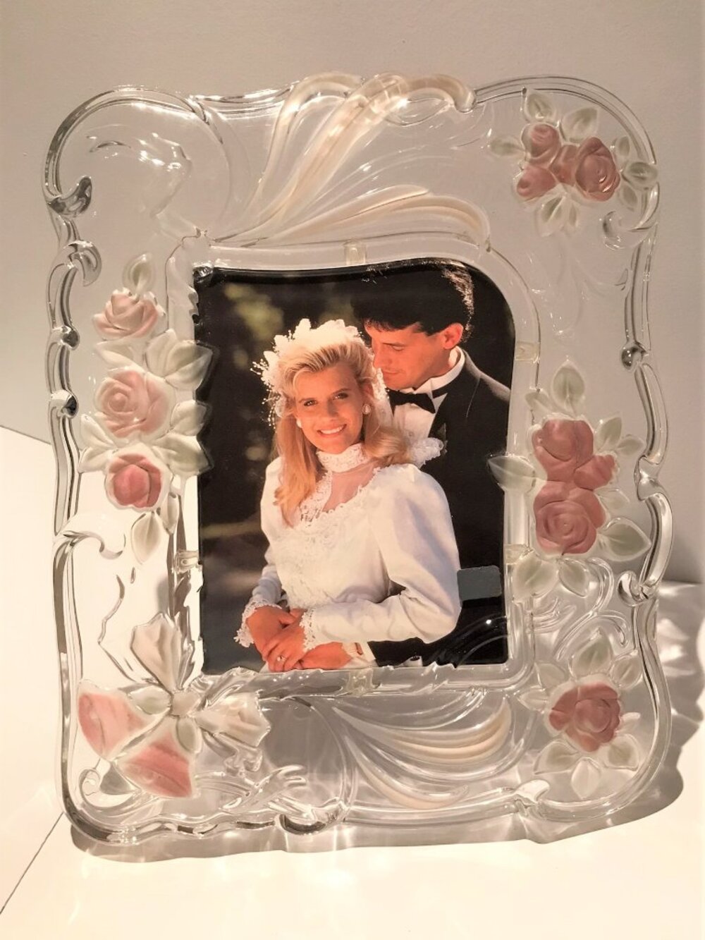 Brand New Mikasa Crystal Frame 12"X15" fits photo 6"X8" Made in Germany (No Box)